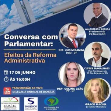 DS/Rio convida para Conversa com Parlamentar nesta quinta-feira, 17