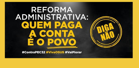 Comissão Especial pode votar Reforma Administrativa esta semana. É hora de aumentar a pressão sobre os parlamentares!