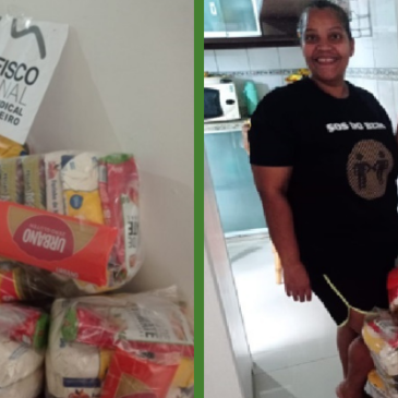 Cestas básicas auxiliam projeto que leva quentinhas a moradores de rua