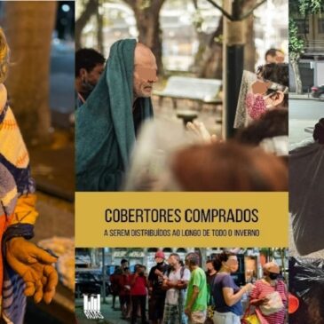 Projeto Cestas Básicas doa cobertores a entidade que atua com pessoas em situação de rua