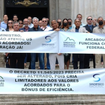 Receita Federal em greve: Auditores-Fiscais da 7ª RF cobram solução para impasse remuneratório