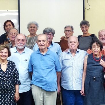 Antigos Técnicos de Tributação assistem na DS Rio a filme em homenagem aos 55 anos do concurso