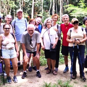 Filiados do Rio aproveitam manhã de sol com caminhada e almoço no Alto da Boavista